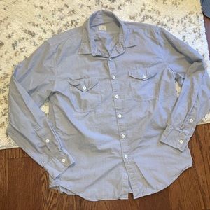 J. Crew men’s blue button down top